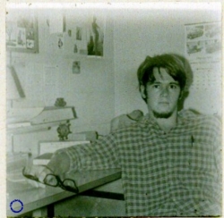 Student at Desk, 1969