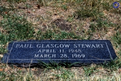 Paul Stewart's Stone in Berkeley, 1998; Paul Stewart Himself in Oakland, 1969