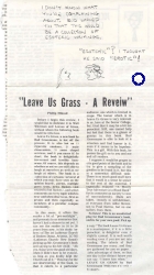 Review by Phillip Miksad, 1974; click to enlarge